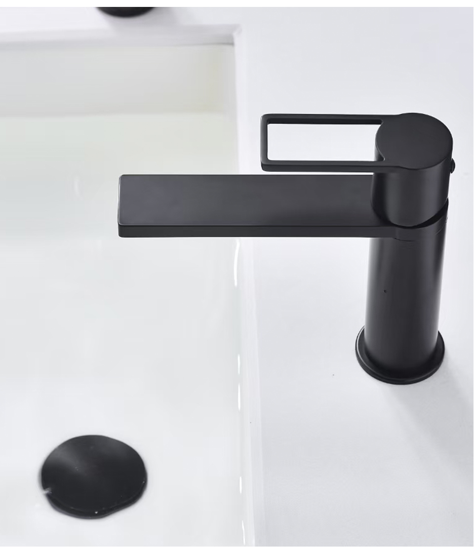 bathroom faucets matte black