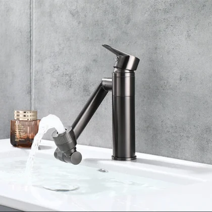 Adjustable bathroom sink faucets with modern style